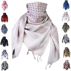 Écharpe carrée en coton Shemagh, taille unique, respirante, légère, pour usage quotidien, hommes et femmes, toutes saisons, anti-plis, qualité supérieure - Product Image 1