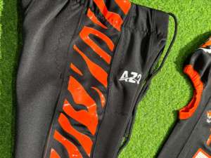 Uniforme de Fútbol Americano Sublimado Personalizado para Hombre, Diseño de Llama Negra, Transpirable, Ajustado, Sin Mangas, para Adultos, para Todas las Temporadas - Product Image 2