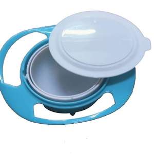 Bol anti-déversement Zenara pour bébés et tout-petits avec design rotatif à 360°, plastique non toxique, portable et facile à nettoyer - Product Image 3