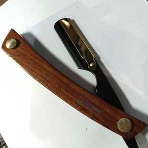 Navaja de Barbero Profesional de Plástico con Hoja Recta, Venta al por Mayor de Fábrica, Logotipo Personalizado, Hoja de Acero Inoxidable, Duradera, Clásica para Salón - Product Image 6