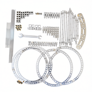 Ensemble d'instruments de fixation externe 350 pièces, kit de fixation orthopédique Ilizarov, ensemble de fixateur externe pour articulation du coude - Product Image 3