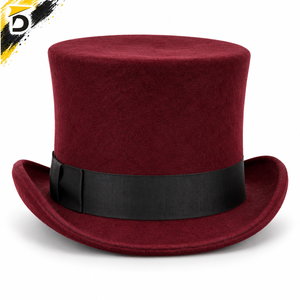 Top <b>Hat</b> Features A Smooth Finish Structured Shape And Comfortable Fit <b>For</b> Formal Gatherings <b>Weddings</b> Celebrations And Events - Product Image 1