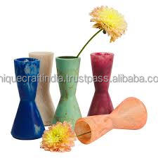 <b>Square</b> Beige Epoxy Resin <b>Vase</b> Modern Minimalist Flower Handmade Home Decor Elegant Centerpiece Durable Water Resistant Unique - Product Image 5