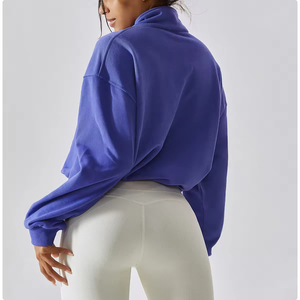 Sudadera de Forro Polar para Mujer, Cuello Redondo, Cálida y Suave, Ropa Casual de Invierno, Fabricante Mayorista - Product Image 5