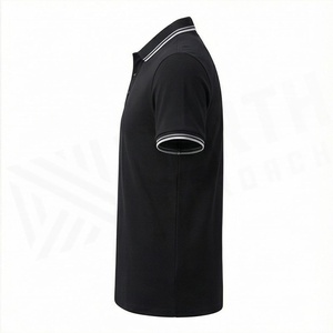 เสื้อโปโลแขนสั้นลำลองผ้าฝ้ายสำหรับผู้ชายไซส์ใหญ่  รับสั่งทำสีตามต้องการ คุณภาพสูง ระบายอากาศได้ดี - Product Image 3