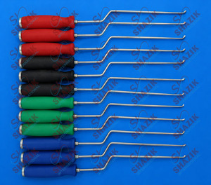 Juego de Instrumentos para Cirugía de Columna Lumbar, 12 Piezas, Curetas de Acero Inoxidable Alemán, Kit Quirúrgico Ortopédico Manual Reutilizable, CE Hospitalario - Product Image 2