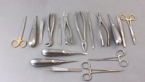 Kit d'instruments dentaires de nettoyage et de restauration, extracteurs et forceps, kit d'instruments d'extraction dentaire premium 18 pièces en acier inoxydable - Product Image 4