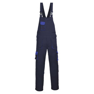 Combinaison de travail pour hommes en coton respirant, anti-rides, avec bretelles réglables, pantalon cargo multipoches, uniforme industriel CE - Product Image 5