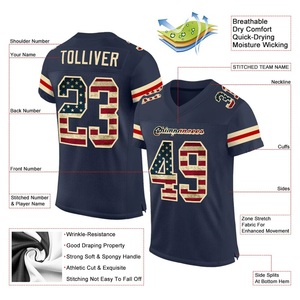 Camiseta de Fútbol de Manga Corta Estampada, la Más Vendida del 2026, 100% Poliéster, Uniforme Personalizado para Equipos, Suministro al por Mayor - Product Image 2