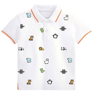 Polo pour enfants de qualité supérieure, tissu respirant, look élégant, toucher confortable, idéal pour l'uniforme scolaire et les tenues décontractées. - Product Image 3
