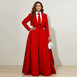 <span class=keywords><strong>Pantaloni</strong></span> da donna a <span class=keywords><strong>vita</strong></span> <span class=keywords><strong>alta</strong></span> elasticizzata, con ampia gamba, pieghe, tasche, colore unico e cerniera - Product Image 5