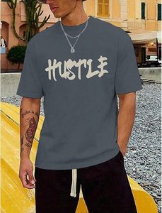 Camisetas gráficas extragrandes para hombre, estilo urbano, vintage, con letras inspiradoras, motivacionales, positivas, de algodón. - Product Image 4