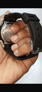 Reloj de pulsera estilo Hip Hop para hombre, con esfera negra y pavé de diamantes de moissanita, totalmente cubierto de piedras. - Product Image 3