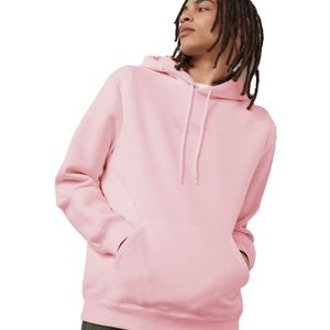 OEM Service <b>Men's</b> Oversized <b>Pink</b> Hoodie For <b>Men</b> Casual Fleece Hooded Sweatshirt Solid Color Regular Fit For Casual Wear - Product Image 6