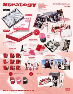 TWICE 12º Mini Álbum Strategy CD Música Coreana para Todas las Edades - Product Image 3