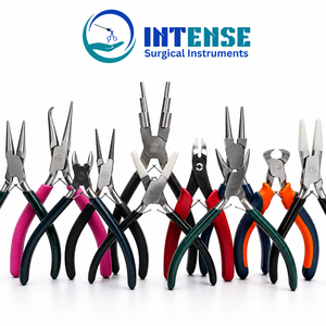 11PCS Jewelry Making <b>Pliers</b> <b>Set</b> Stainless Steel Beading Tools with Round Tip and Mini <b>Pliers</b> for Craft Work - Product Image 2