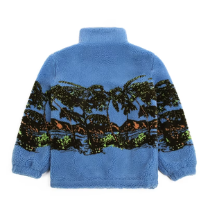 Chaqueta de Forro Polar Sherpa Personalizada para Hombres, Mujeres y Niños |   Mezcla de polialgodón afelpado cálido para invierno de alto gramaje |   Suministro al por Mayor OEM/ODM - Product Image 2