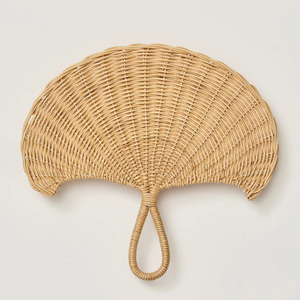 Ventilador colgante de ratán, decoración de pared para sala de estar, diseño de lujo, ventiladores para recuerdos de bodas y fiestas. - Product Image 1