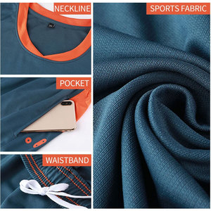 Men Women Volleyball Sets Jerseys Shorts Uniforms Training Suit Running Set Plus Size Front 100% Polyester Anti-Uv Breathable - Product Image 5