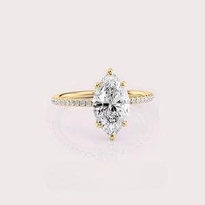แหวนหมั้นมอสซาไนต์จากซัพพลายเออร์อินเดีย สำหรับคอลเลคชั่นเครื่องประดับสุดหรู งานหมั้น งานแต่งงาน มีจำหน่ายแล้ว - Product Image 4