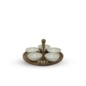 Ensemble de 3 plateaux de service en métal pour fruits secs, bols à collation dorés à motifs antiques avec poignée, plat décoratif, cadeau - Product Image 3