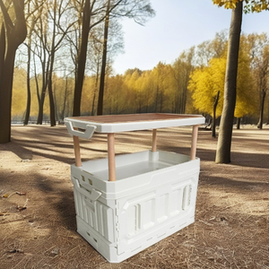 กล่องเก็บของพลาสติกพับได้สำหรับอุปกรณ์ตั้งแคมป์และเดินป่า - Product Image 6