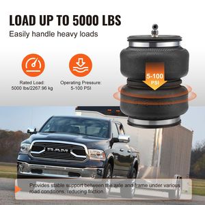 Kit Sospensioni Pneumatiche 2014-2023 per Dodge Ram 2500 2WD 4WD, Capacità di Carico 5000 Libbre, 5 Sospensioni Compatibili per Camion - Product Image 3