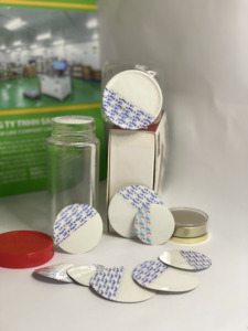 Vietnam Manufacturer's Fast Delivery Non-Spill Aluminum Seal Film Heat Induction Two Piece Lid Safety <b>Bottle</b> Cap Customizable - Product Image 5