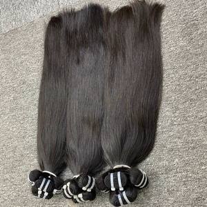 2023 vente chaude cheveux raides naturels prix de gros pour les femmes noires meilleure qualité faisceaux de cheveux crus vietnamiens - Product Image 5
