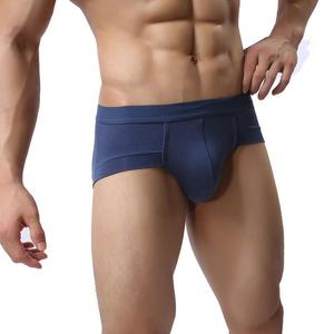 Breathable Eco-Friendly Quick Dry Anti-Bacterial Anti-Static Knitted Boxer Briefs Mid-Rise Solid Color Customized Logo <b>Men's</b> - Product Image 6