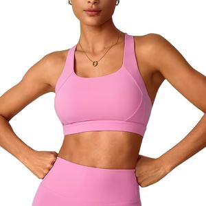 Sujetador deportivo para mujer diseñado para actividades de alto rendimiento, gimnasio, entrenamiento, yoga, estiramiento, correr, trotar, fitness. - Product Image 1
