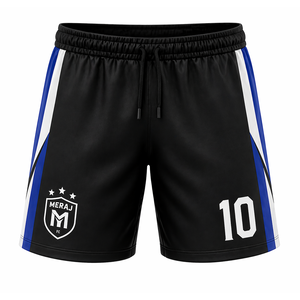 Custom Sublimation Soccer Uniform Breathable Quick Dry Sleeveless 360g Training Wear Football Team Jersey <b>Shorts</b> 100% Cotton - Product Image 4