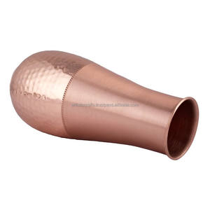 Botella de agua de cobre 950ml 100% Botella de cobre puro para agua potable - Product Image 2