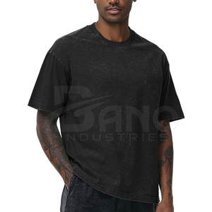 Camiseta con Efecto Ácido Más Vendida, 100% Algodón, Calidad Premium, Cuello Redondo, Corte Regular, Transpirable, Informal, para Venta en Línea - Product Image 2