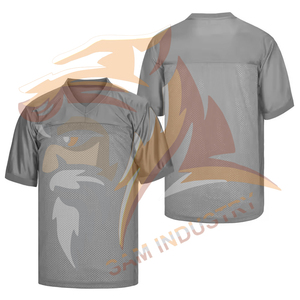 Maillot de football américain personnalisé en sublimation, respirant, en polyester, grandes tailles - Product Image 3