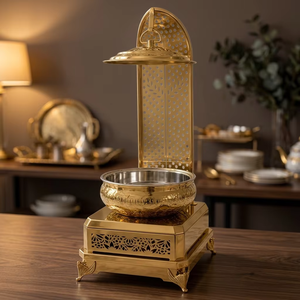 Plat de service de luxe pour buffets, idéal pour les hôtels haut de gamme, les restaurants prestigieux et la présentation élégante des banquets - Product Image 4