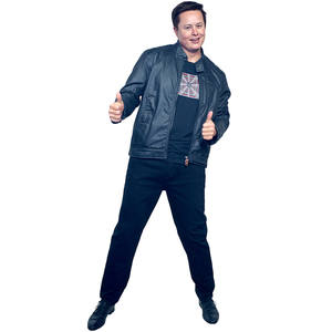 Resin Crafts Art Collection Custom Made Business Man Elon Musk figura di cera celebrità a grandezza naturale in vendita - Product Image 3