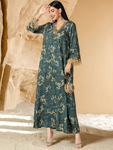 Fabricants d'abayas, abayas sur mesure pour femmes, robe musulmane, abaya de luxe Dubaï, abaya en gros, robe abaya modeste, abaya femmes, ODM en gros - Product Image 6