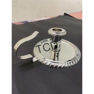 Support de bougie en laiton pour chandelier, finition argentée, qualité miroir, prix abordable - Product Image 5