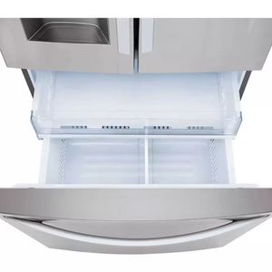 LG 28 pies cúbicos Refrigerador de 3 Puertas Francesas con Dispensador Alto de Hielo y Agua, Profundidad Estándar, Acero Inoxidable - Product Image 2