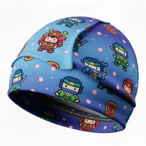 Reflective Sublimation Polyester Brimless <b>Skull</b> <b>Cap</b> Beanie Biker Hat <b>Mens</b> Stretch Running Beanie for Cycling & 2026 - Product Image 3