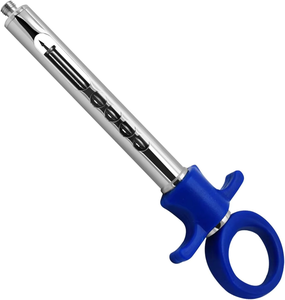 Jeringa Dental Automática Pasiva Premium - Mango de Plástico Rojo, Acero Inoxidable, Reutilizable, Jeringas de Anestesia Local Dental con Aspiración - Product Image 1