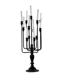 Vintage Iron 12 Arm Candelabra <b>Candle</b> Holder for Home Decoration and Wedding Centerpiece At <b>Cheap</b> Price - Product Image 2