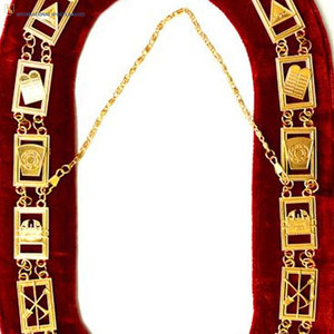 High End Embroidered Masonic Regalia Chain <b>Collar</b> with High Quality Premium Finish for Formal Events and Regalia Collection - Product Image 4