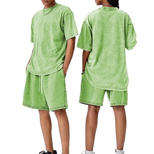 Short à cordon pour hommes Séchage rapide Gym Lavage à l'acide Short pour hommes Colorful Sport Fitness Jogging Coton Running Workout gym wear - Product Image 1