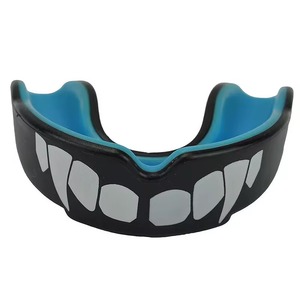 Protège-dents de boxe personnalisé avec design de dents de loup, protège-dents sportif pour MMA, arts martiaux, protection des gencives, entraînement, compétition, sécurité - Product Image 2