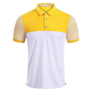 เสื้อโปโลกอล์ฟสำหรับผู้ชาย แห้งเร็ว ระบายอากาศได้ดี ชุดกีฬา ผ้าฝ้ายระบายอากาศ ชุดทำงาน เสื้อโปโลแบบยูนิฟอร์ม - Product Image 4