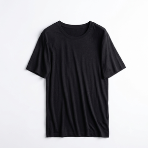 เสื้อยืดผ้าถักเนื้อดีขายดี แขนสั้น พิมพ์ลายดิจิตอล สีพื้น ระบายอากาศได้ดี เนื้อหนา ใส่สบาย สำหรับผู้ชาย - Product Image 1