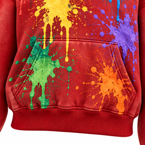 Sweat-shirts à capuche surdimensionnés en molleton 100 % coton, brodés en 3D avec une police artistique personnalisée, pour femmes et hommes, fabrication sur mesure par le fabricant d'origine (ODM), collection hiver premium. - Product Image 2