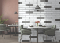 Carreaux muraux en céramique de qualité supérieure Tokyo White |   Design élégant en briques blanches |   Finition brillante |   75×300 mm